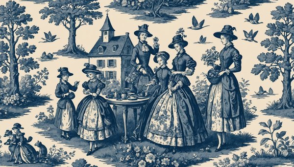 Explorez les tendances modernes inspirées par la toile de jouy